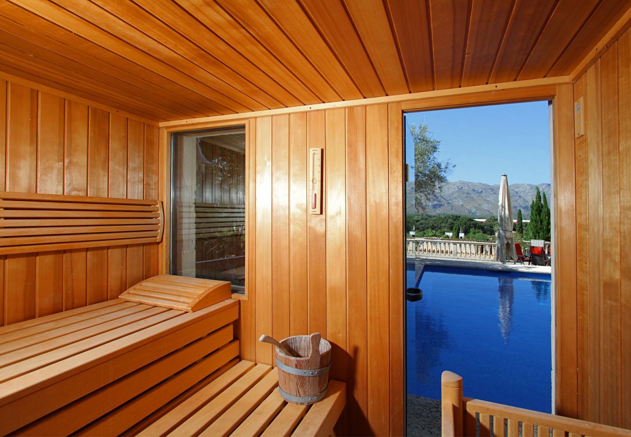 Villa en Pollensa - LLOP. Magnífica y moderna villa con sauna