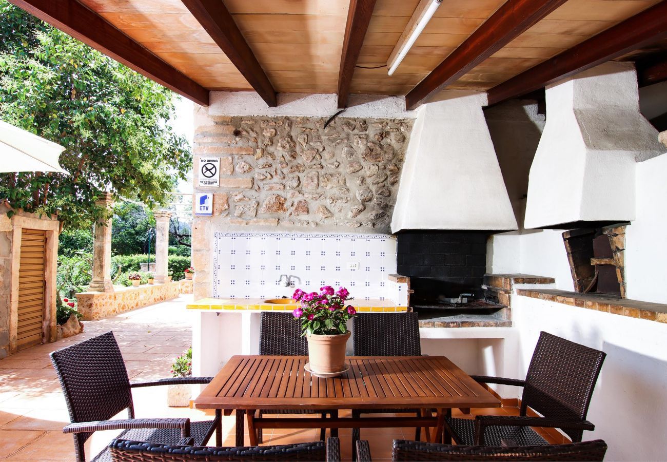 Villa en Pollensa - PUNXA. Acogedora casa rústica mallorquina próxima al pueblo