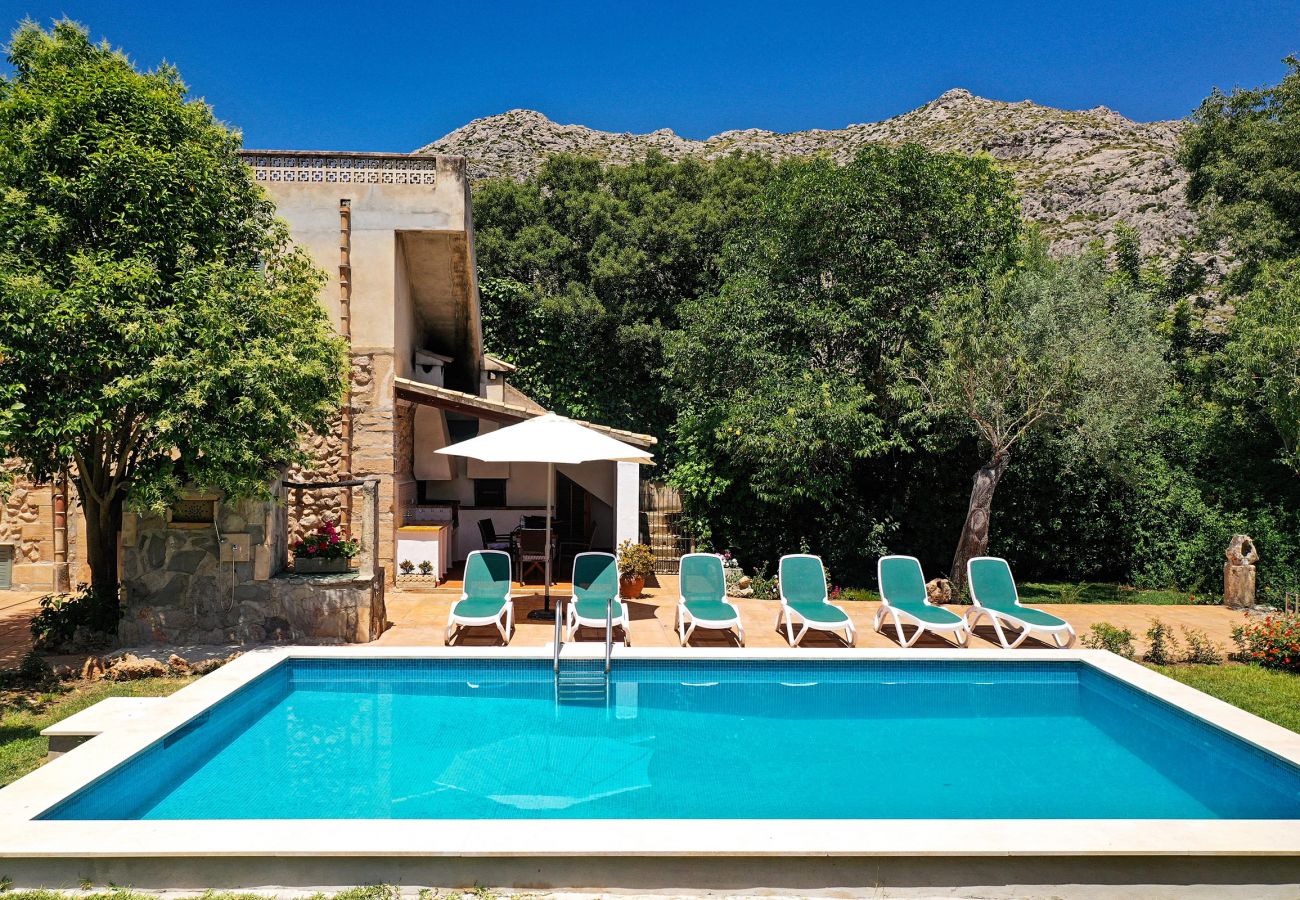 Villa en Pollensa - PUNXA. Acogedora casa rústica mallorquina próxima al pueblo