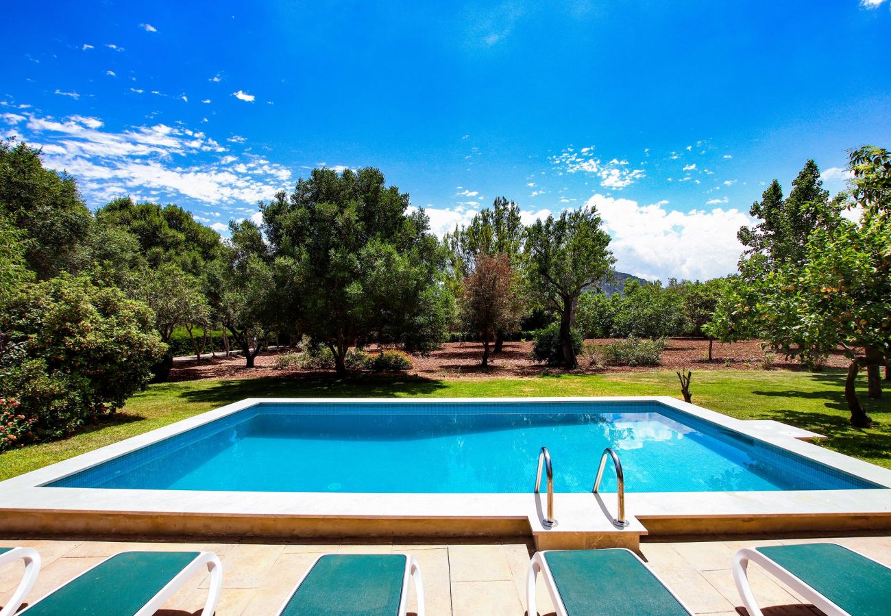 Villa en Pollensa - PUNXA. Acogedora casa rústica mallorquina próxima al pueblo