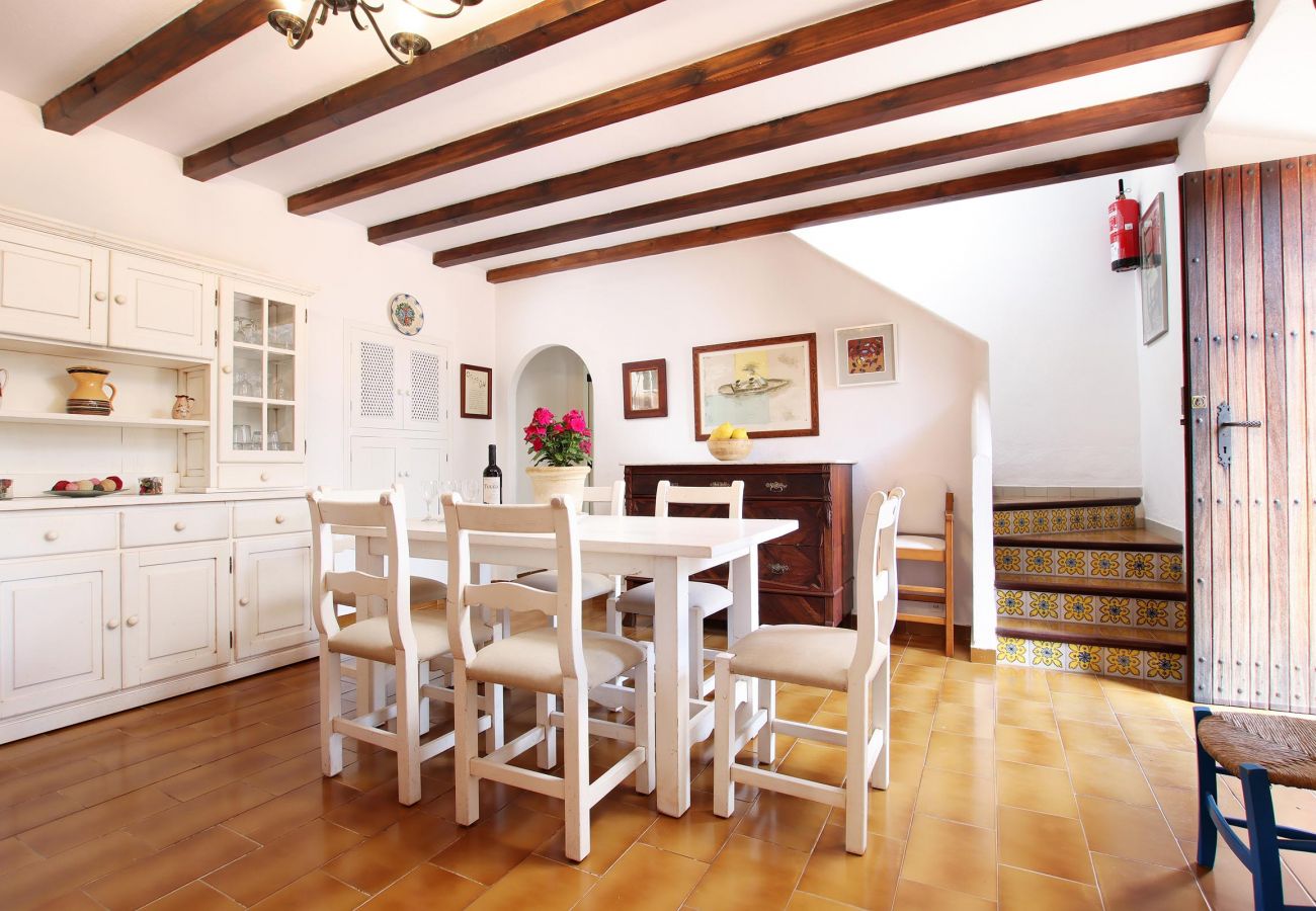 Villa en Pollensa - PUNXA. Acogedora casa rústica mallorquina próxima al pueblo