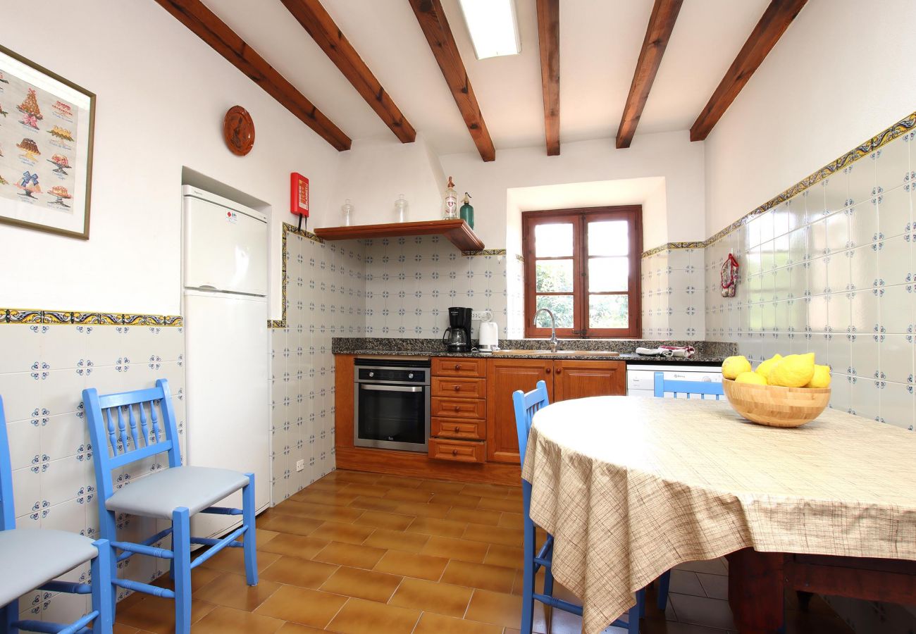 Villa en Pollensa - PUNXA. Acogedora casa rústica mallorquina próxima al pueblo