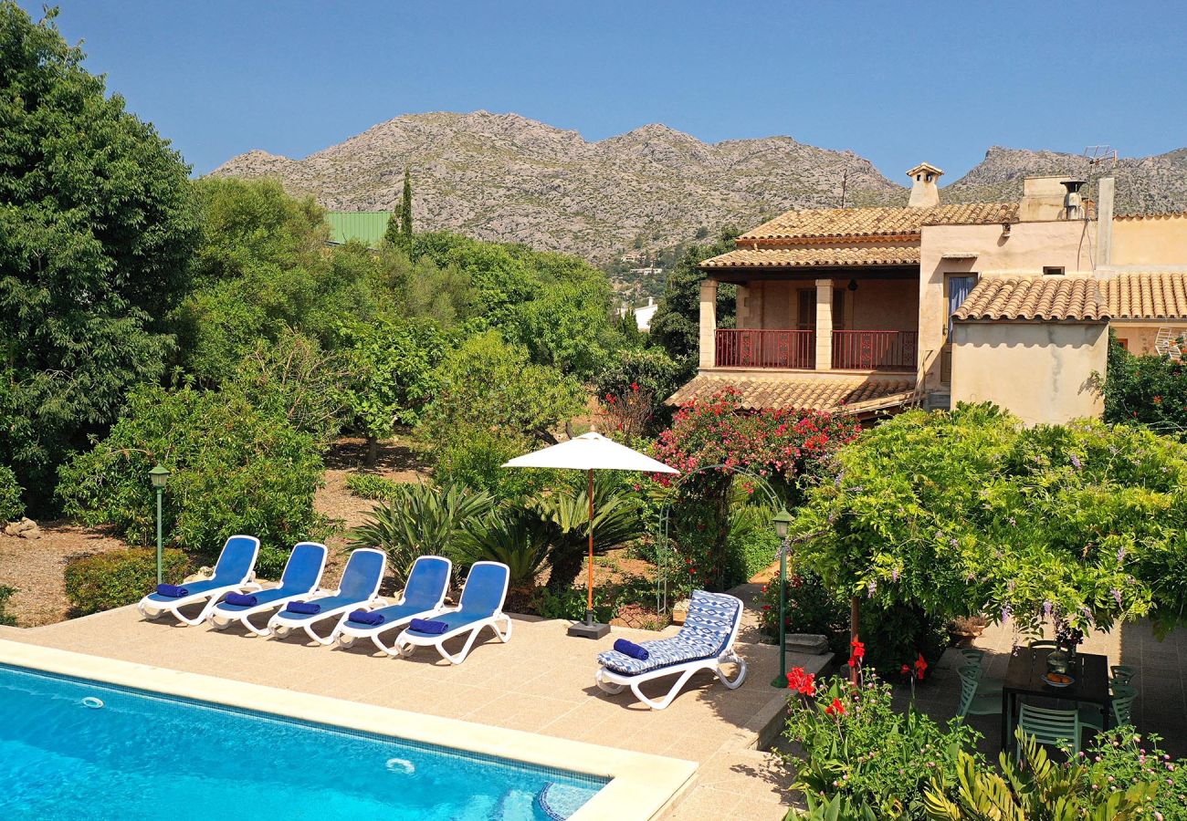 Villa en Pollensa - PANADA. Enorme barbacoa cubierta y a menos de 300 mts del supermercado