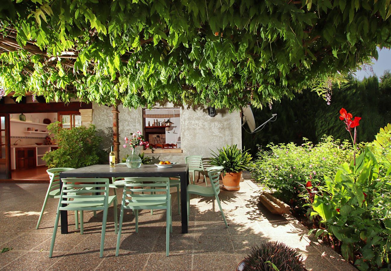 Villa en Pollensa - PANADA. Enorme barbacoa cubierta y a menos de 300 mts del supermercado
