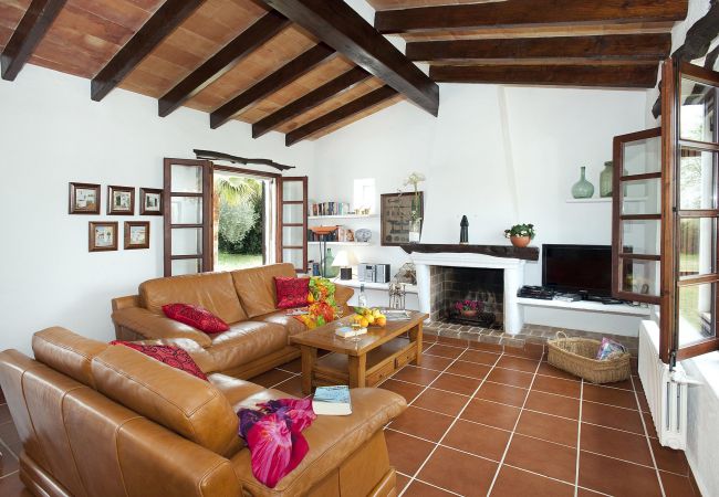 Villa en Pollensa - COLLET VELL. Encantadora casa forrada de piedra con amplio jardin