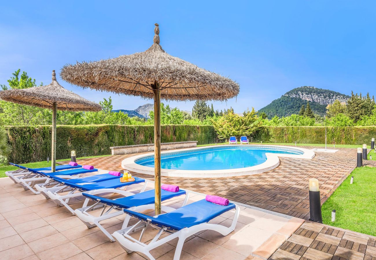 Villa en Pollensa - RAFALET. Estupenda villa cerca con gran piscina y un entorno espectacular