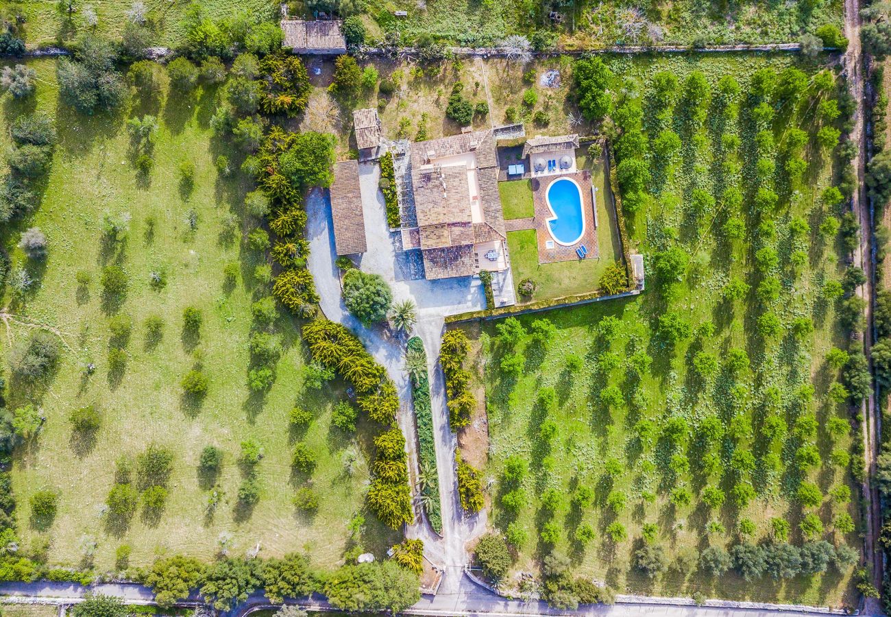Villa en Pollensa - RAFALET. Estupenda villa cerca con gran piscina y un entorno espectacular