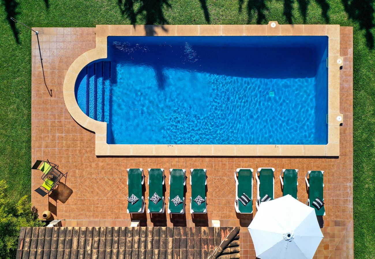Villa en Pollensa - PUNTA COLET. Gran piscina y espacioso jardín para una diversión sin fin