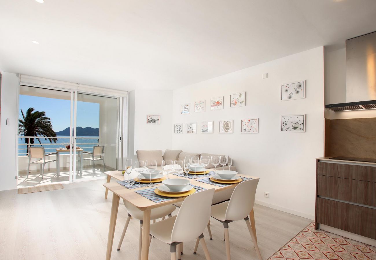 Apartment in Puerto Pollensa - SIVELLA. Front-line studio located in Puerto Pollensa