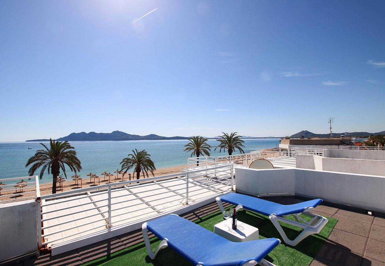 Apartment in Puerto Pollensa - SIVELLA. Front-line studio located in Puerto Pollensa