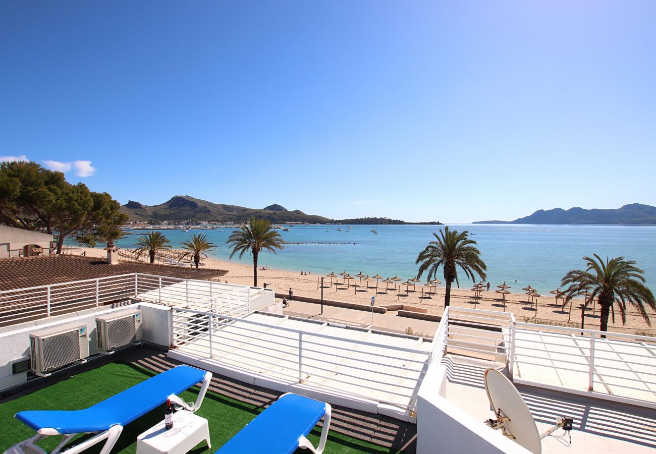 Apartment in Puerto Pollensa - SIVELLA. Front-line studio located in Puerto Pollensa