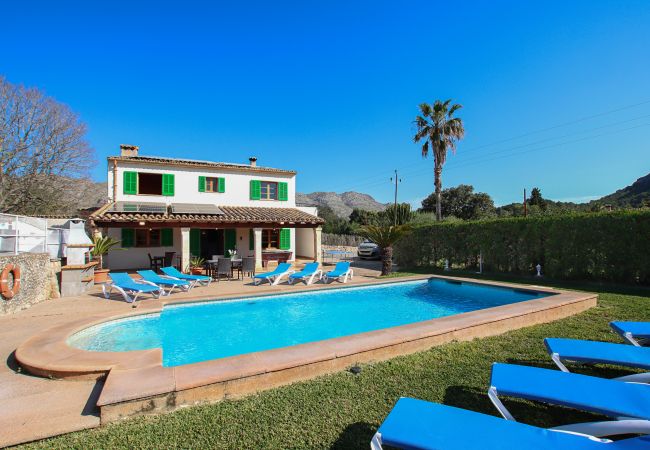 Villa/Dettached house in Pollensa - LLORENS (IVANA).  5 bedroom villa to enjoy with family and friends