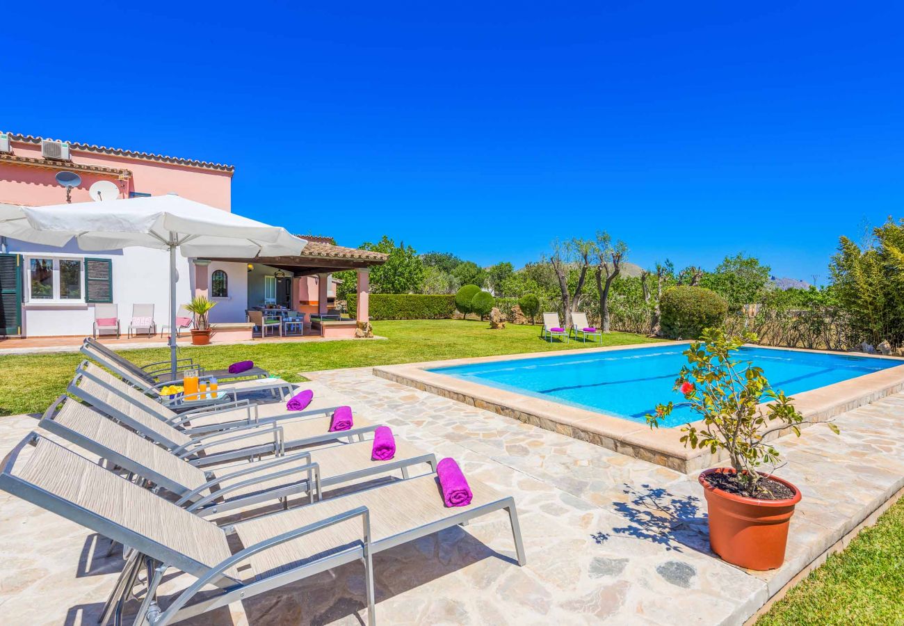 Villa in Pollensa - PATRICIA. Impressive garden to enjoy with the family