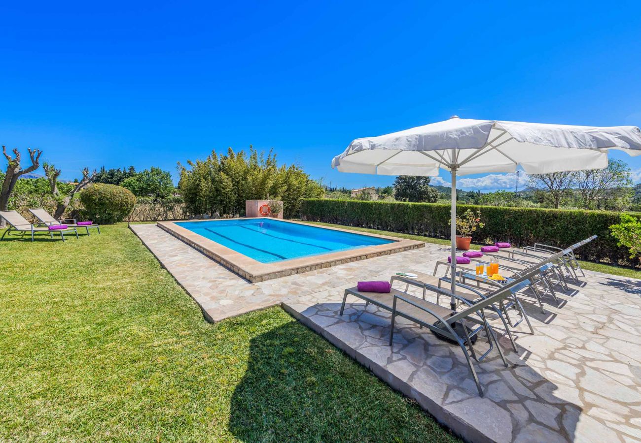 Villa in Pollensa - PATRICIA. Impressive garden to enjoy with the family