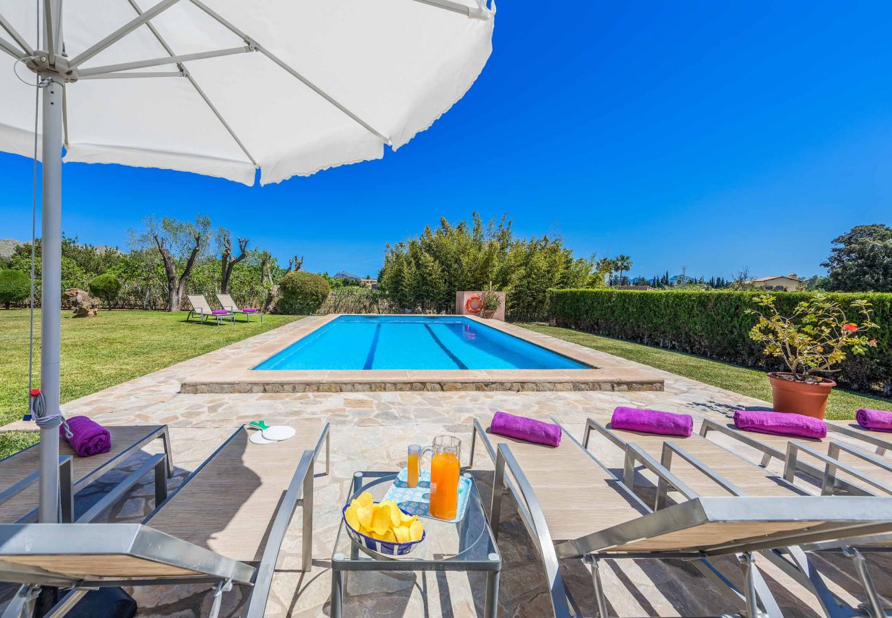Villa in Pollensa - PATRICIA. Impressive garden to enjoy with the family
