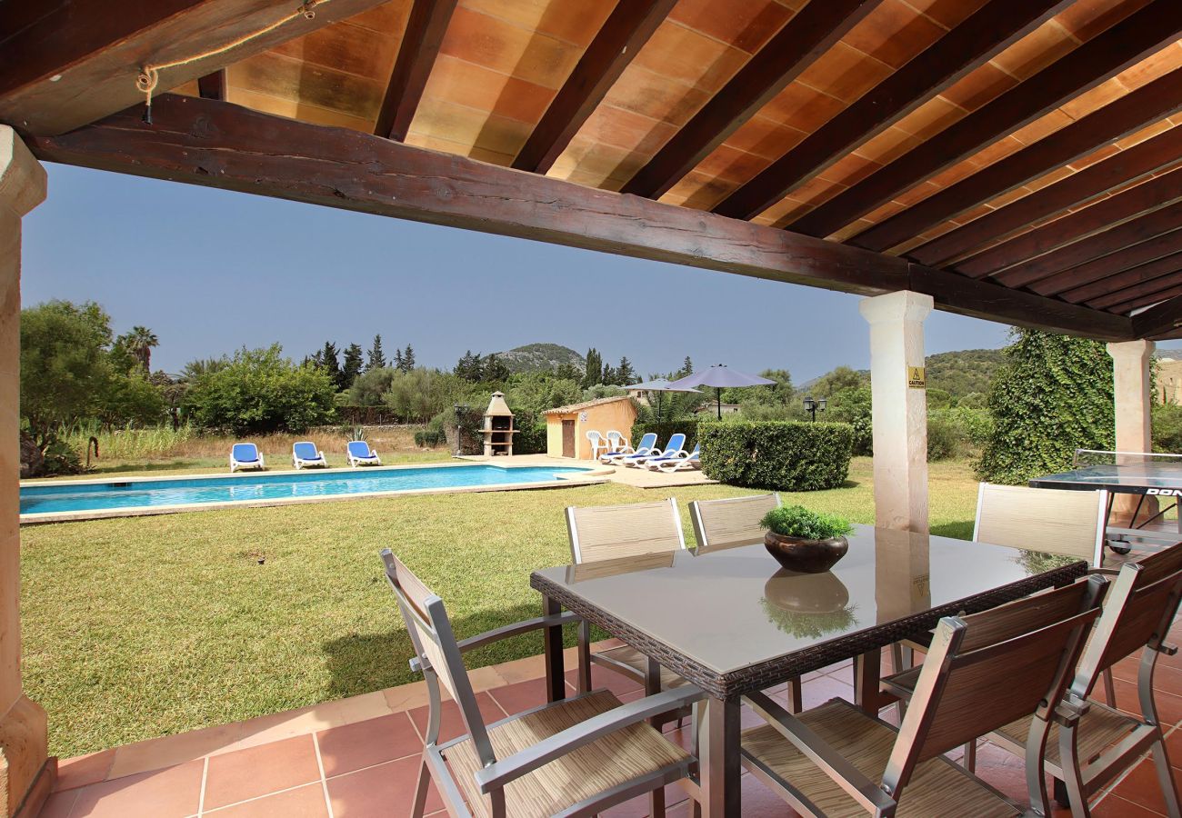 Villa in Pollensa - COLLET VELL. Lovely stone-clad villa with large garden
