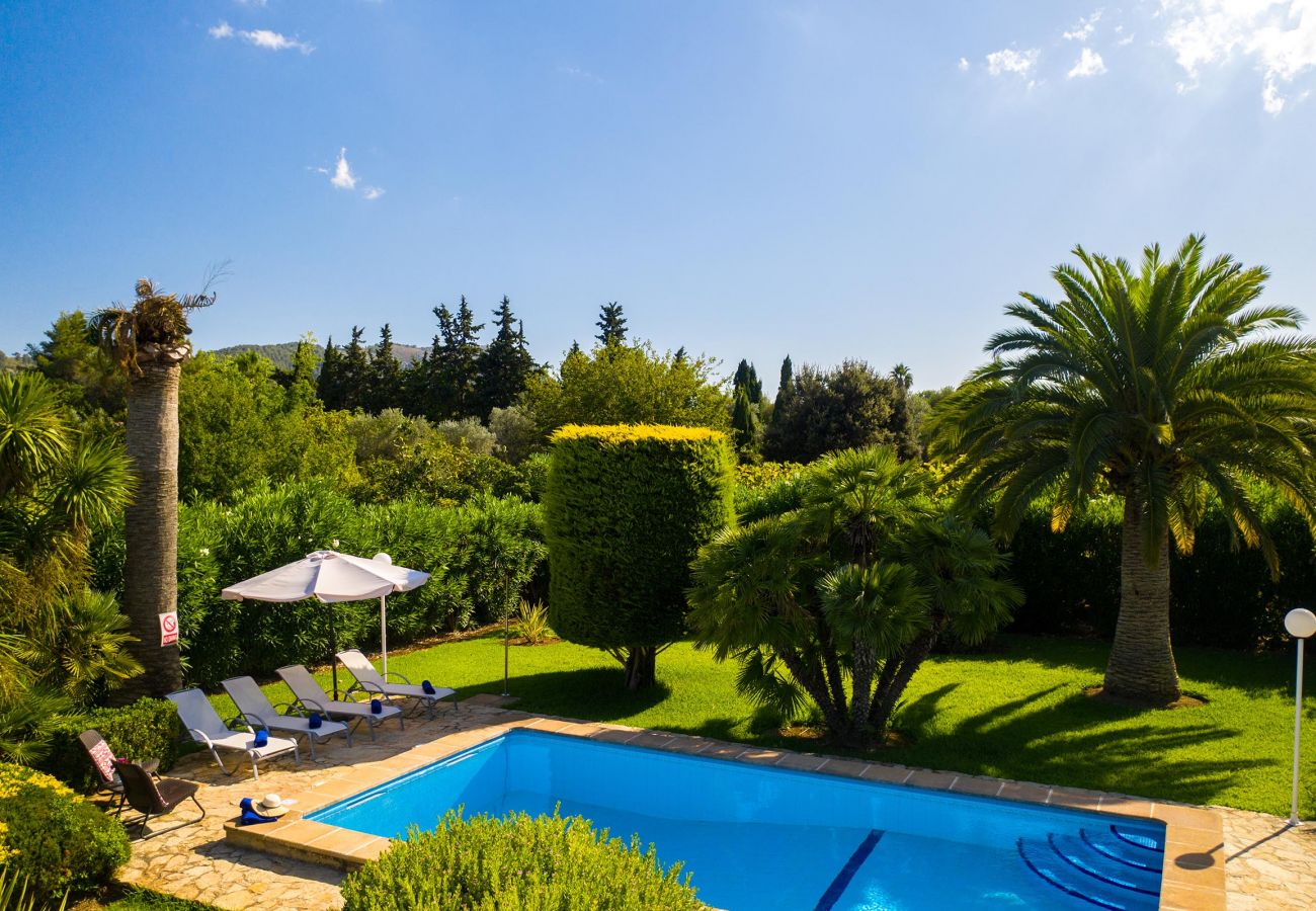 Villa in Pollensa - MORENO. Fabulous garden, memorable holidays