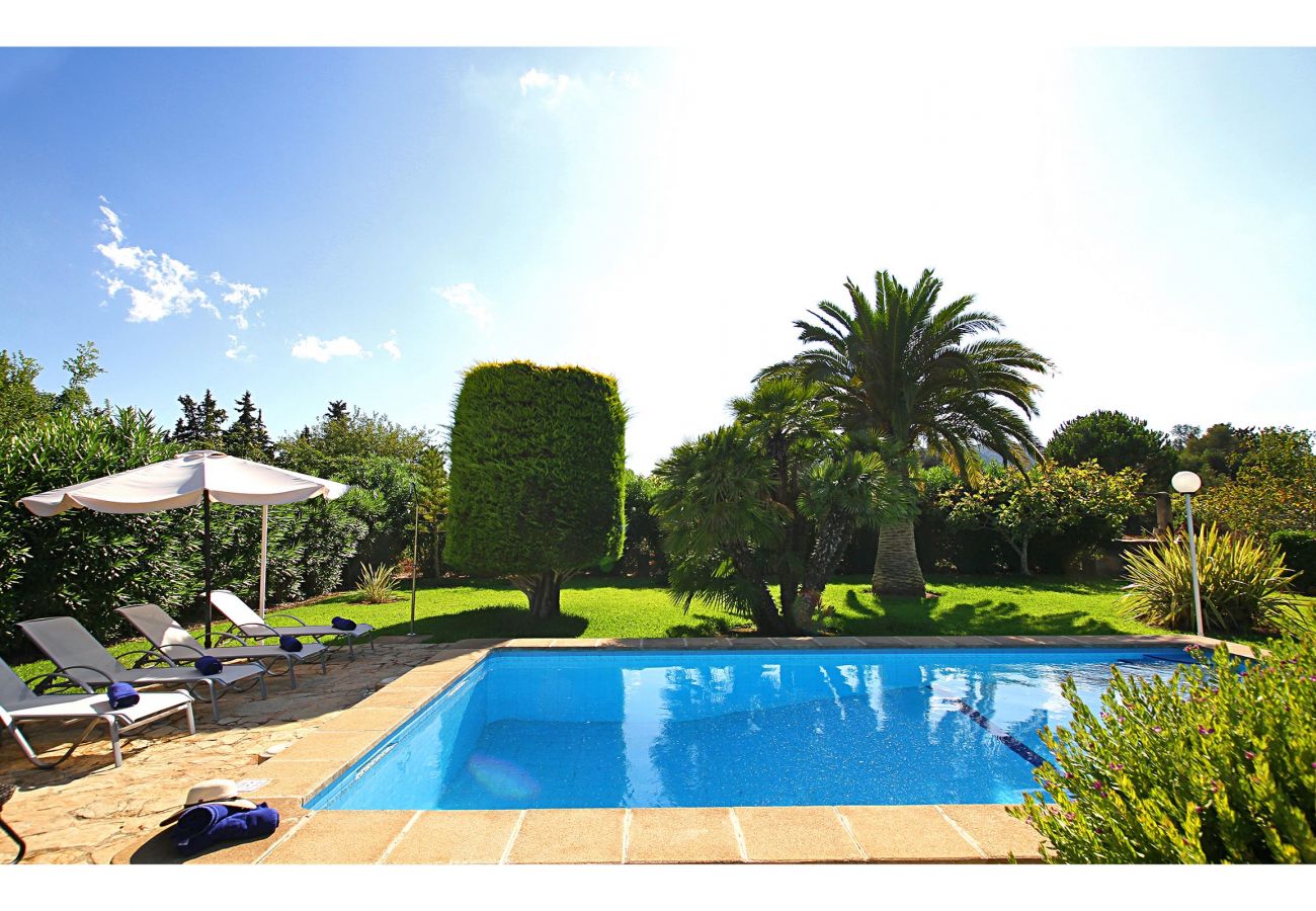 Villa in Pollensa - MORENO. Fabulous garden, memorable holidays