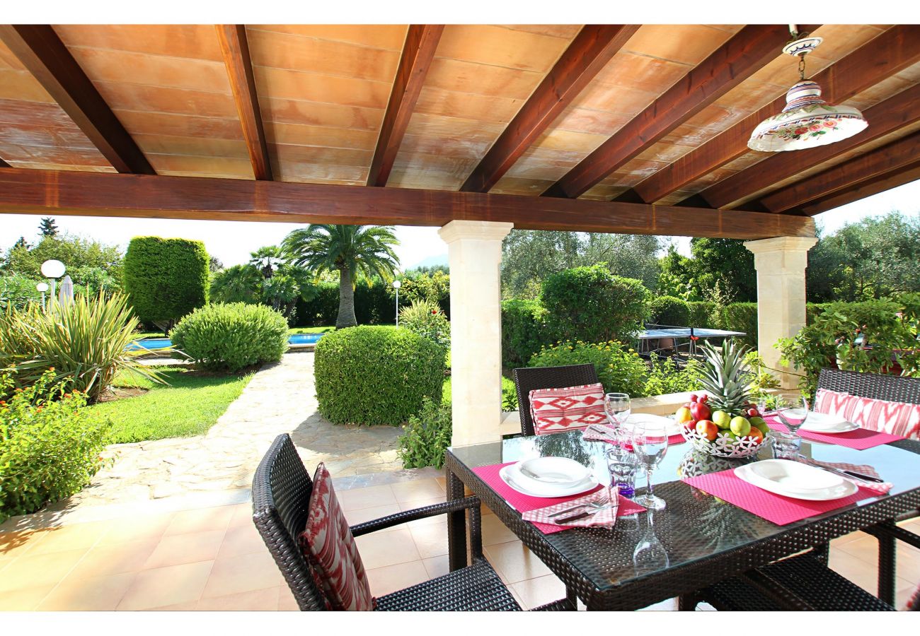 Villa in Pollensa - MORENO. Fabulous garden, memorable holidays