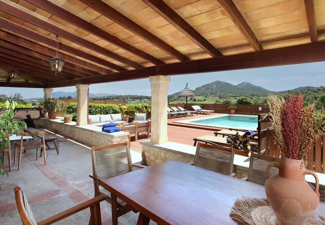 Villa in Alcudia - SOU.  Nice Majorcan villa  for 12 people